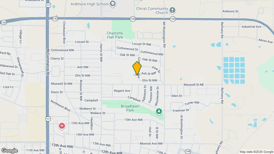 1807 Comanche St Map and Location Details