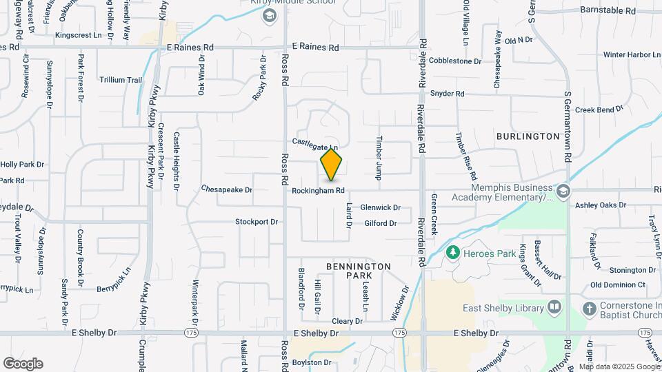 6784 Rockingham Rd Map and Location Details