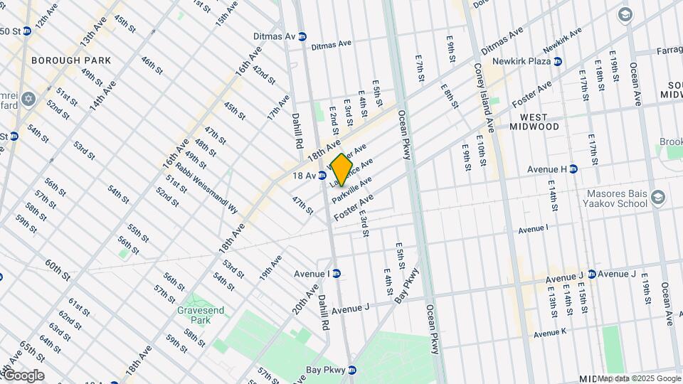 49-59 Parkville Ave Mapa y Detalles de la Ubicación