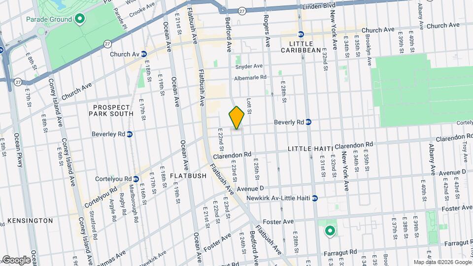 2311 Cortelyou Rd, Unit 2 Map and Location Details