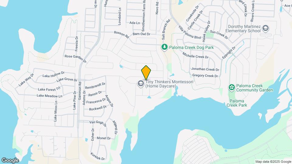 1733 Lake Grove Dr Map and Location Details