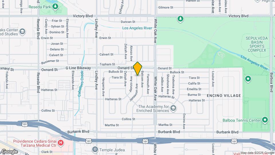 5974 Jamieson Ave Map and Location Details