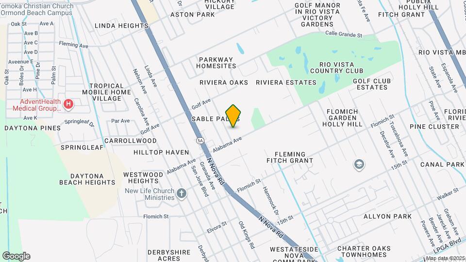 1709 Evergreen St Map and Location Details