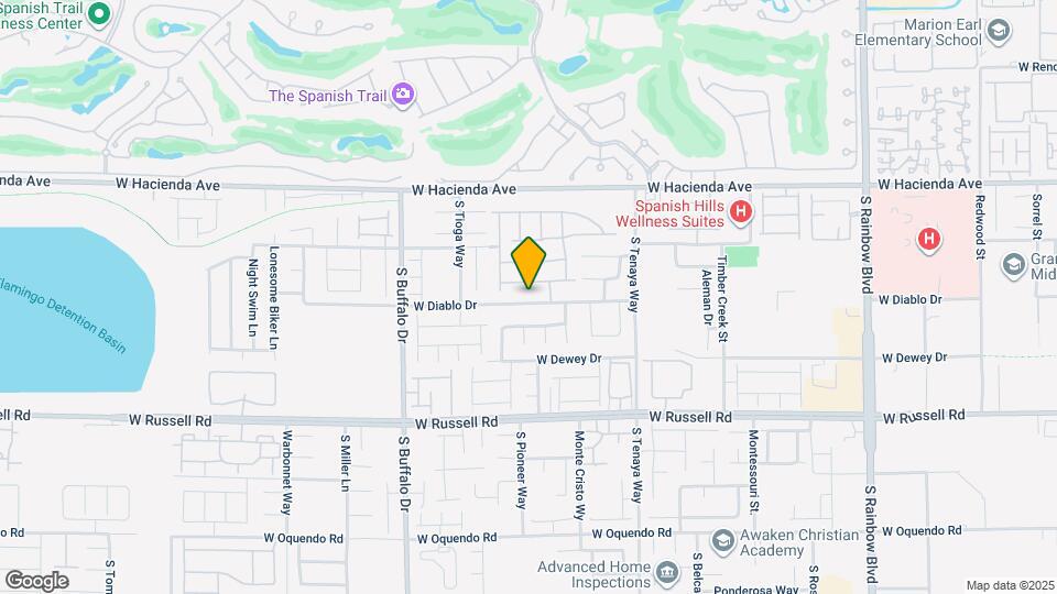 7558 W Diablo Dr Map and Location Details