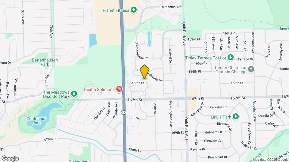 7108 166th St Map and Location Details