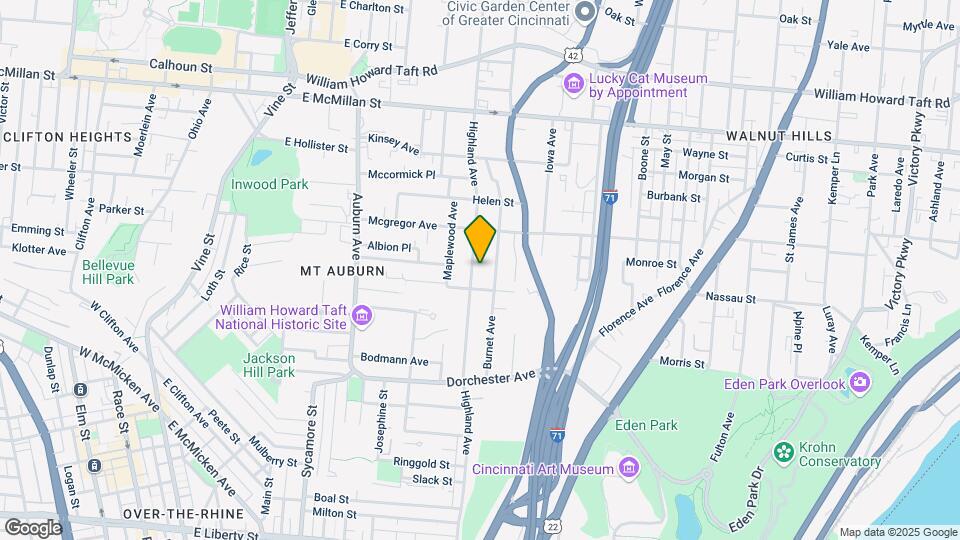 2218 Highland Ave, Unit 1 Map and Location Details