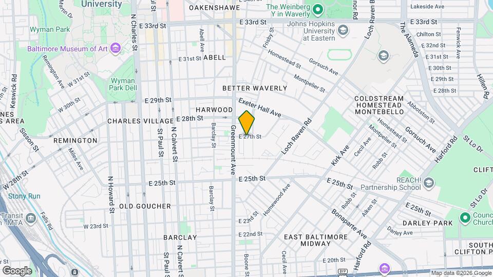 517 E 27th St Map and Location Details