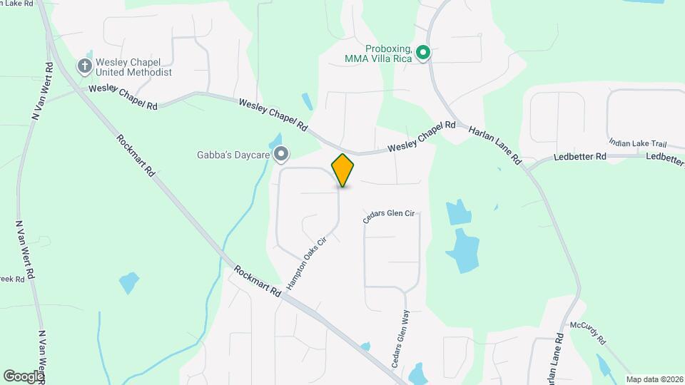 209 Hampton Oaks Cir Map and Location Details