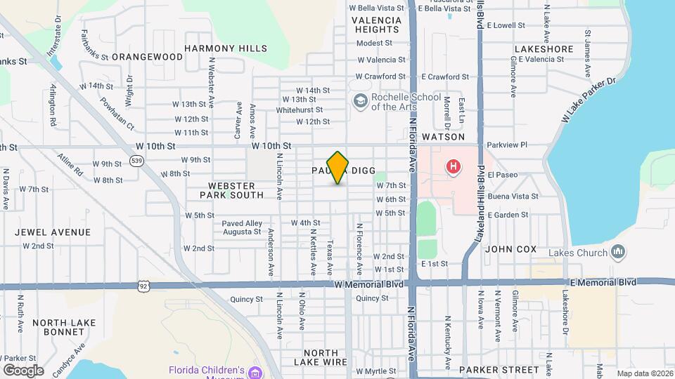 516 W 7th St Map and Location Details