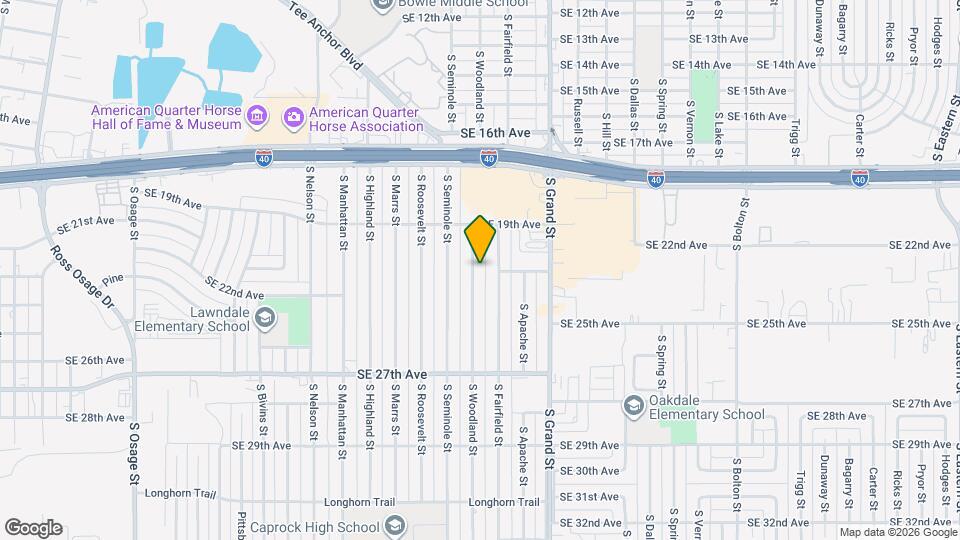 1919 S Woodland St Map and Location Details