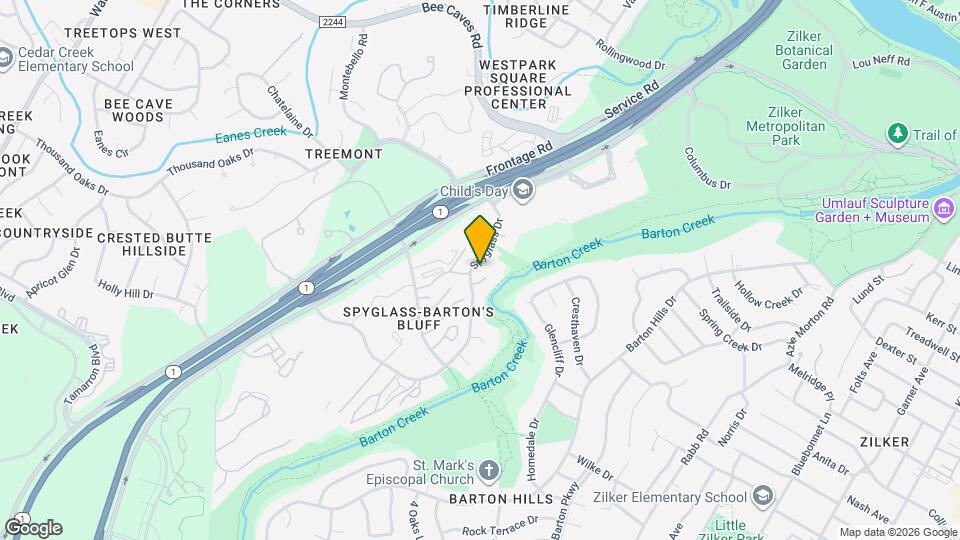 1245 Spyglass Dr Map and Location Details