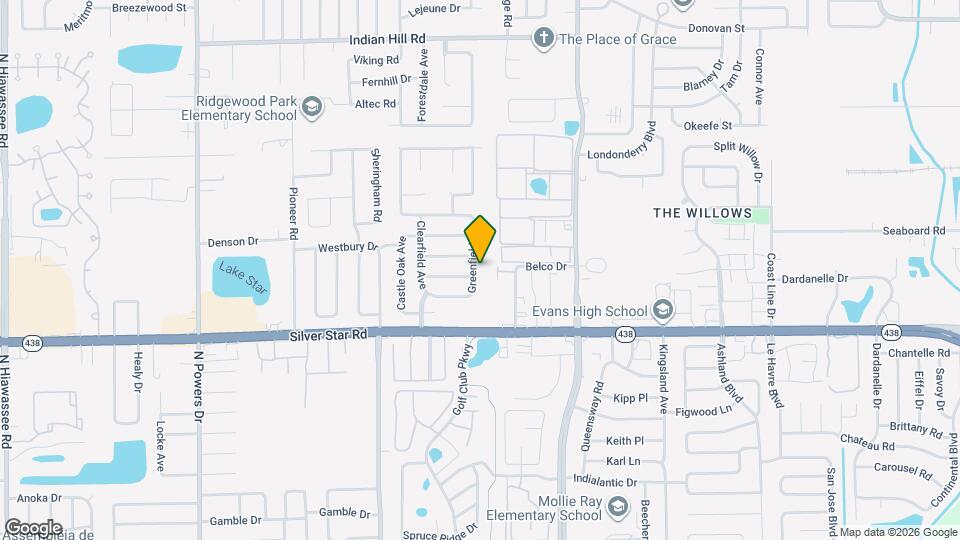 2713 Greenfield Ave Map and Location Details