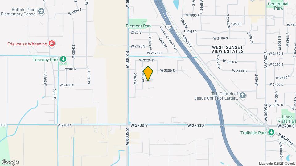 2386 S 2830 W Map and Location Details