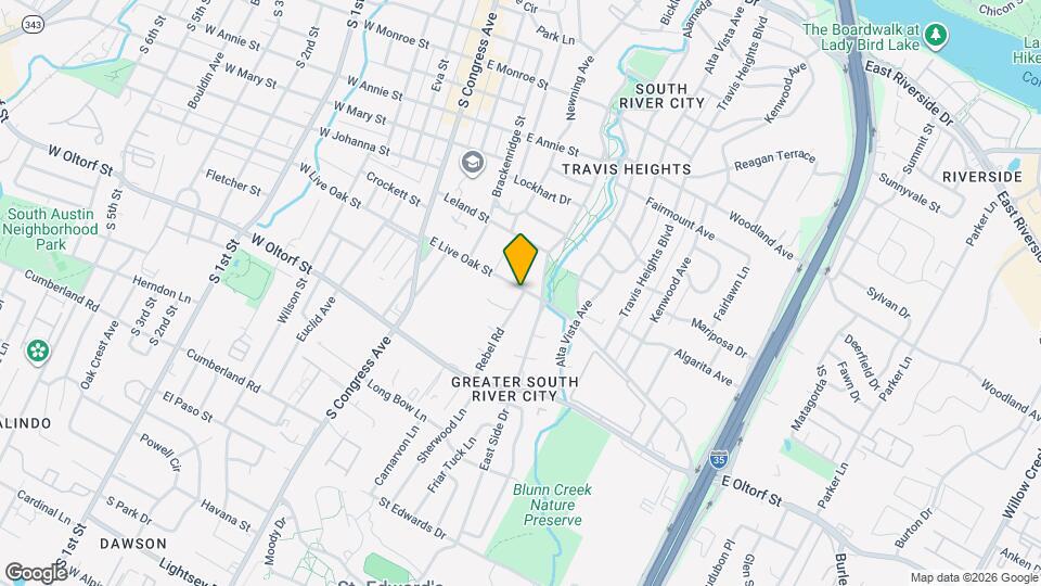 515 E Live Oak St Map and Location Details