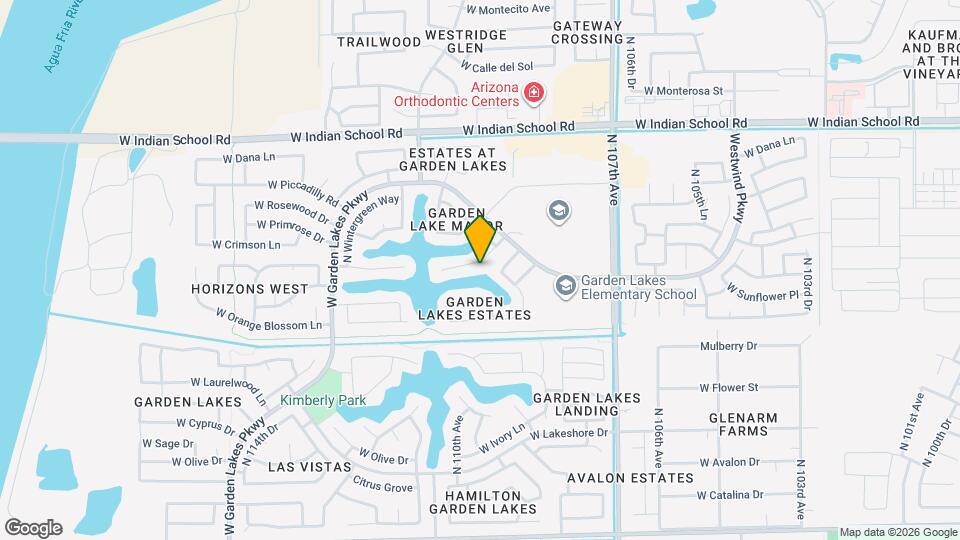 10945 W Poinsettia Dr Map and Location Details