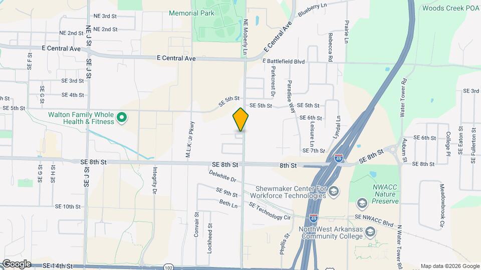 610 SE Moberly Ln Map and Location Details