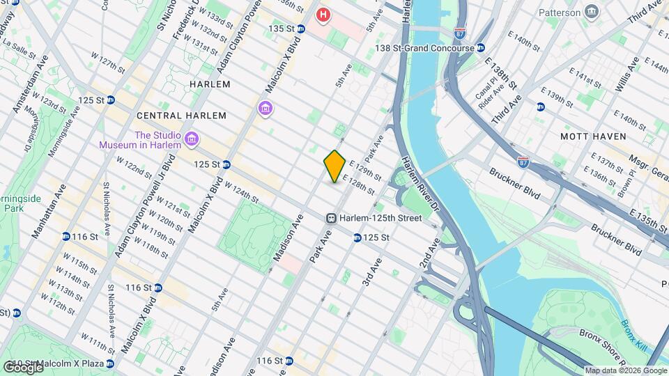 63 E 127th St Mapa y Detalles de la Ubicación