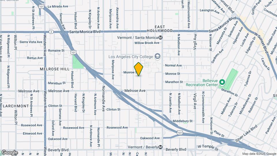753 N Heliotrope Dr Map and Location Details