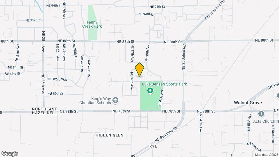 8213 NE 38th Ct Map and Location Details