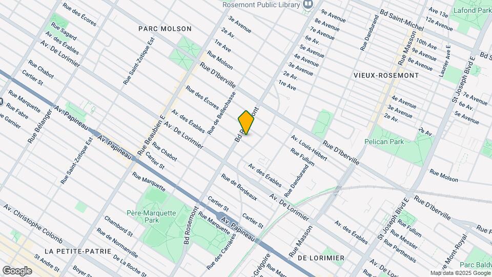 5877 Louis-Hemon Rue Map and Location Details