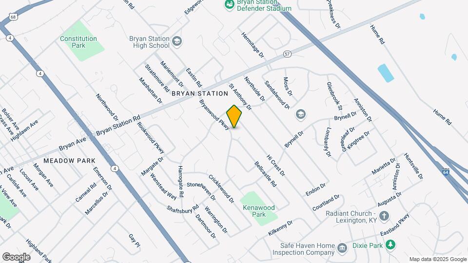 521 Bryanwood Pkwy Map and Location Details