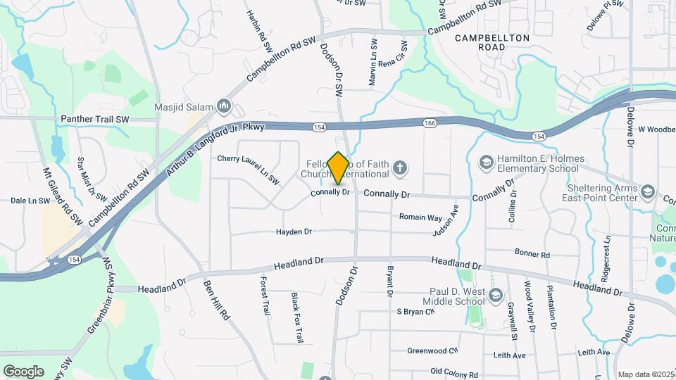 2641 Connally Dr Map and Location Details