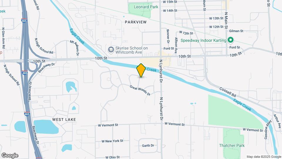 803 Green Woods Dr Map and Location Details