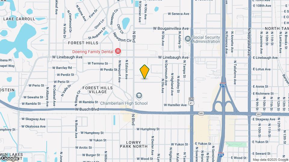 809 Patbur Ave Map and Location Details