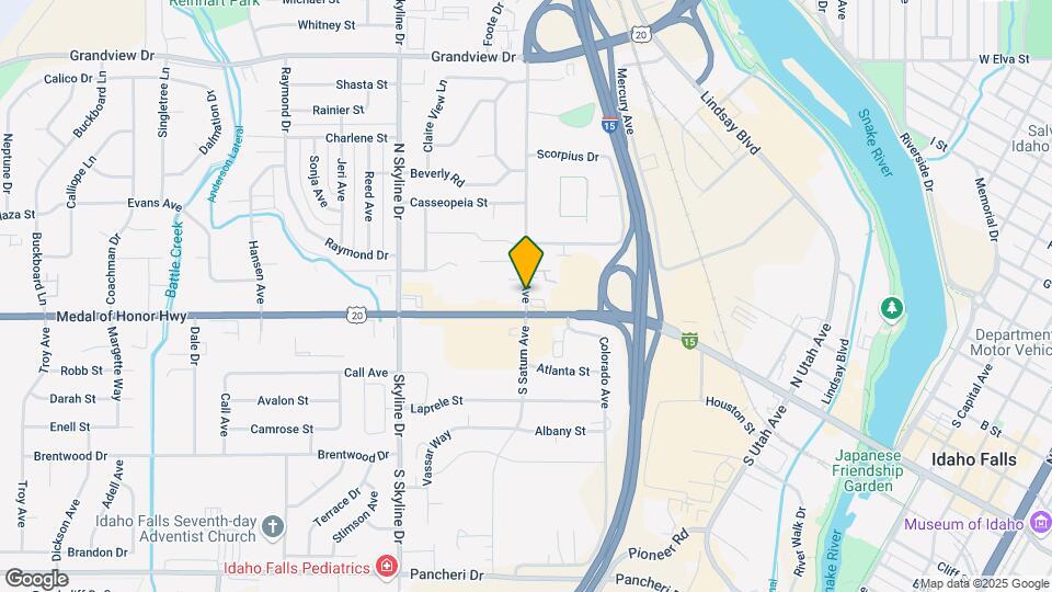 714 S Saturn Ave Map and Location Details