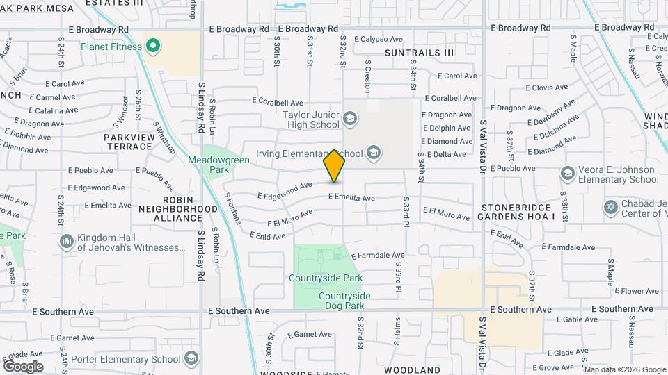 3147 E Edgewood Ave Map and Location Details