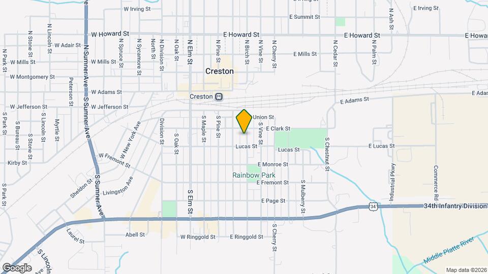 304 S Birch St Map and Location Details