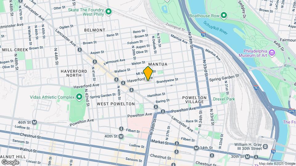 3831 Brandywine St Map and Location Details