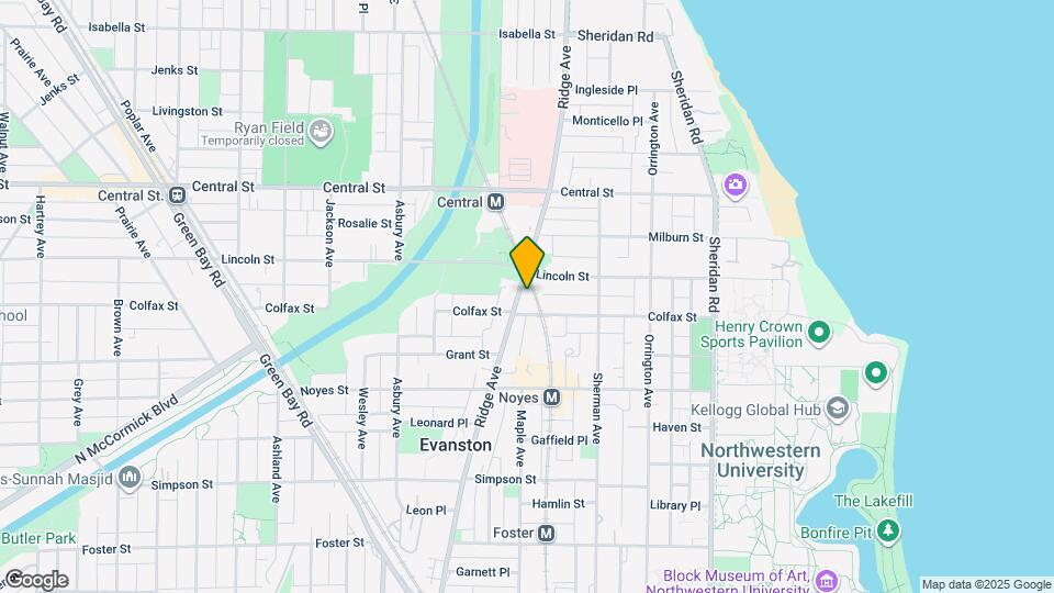 2353 Ridge Ave Map and Location Details