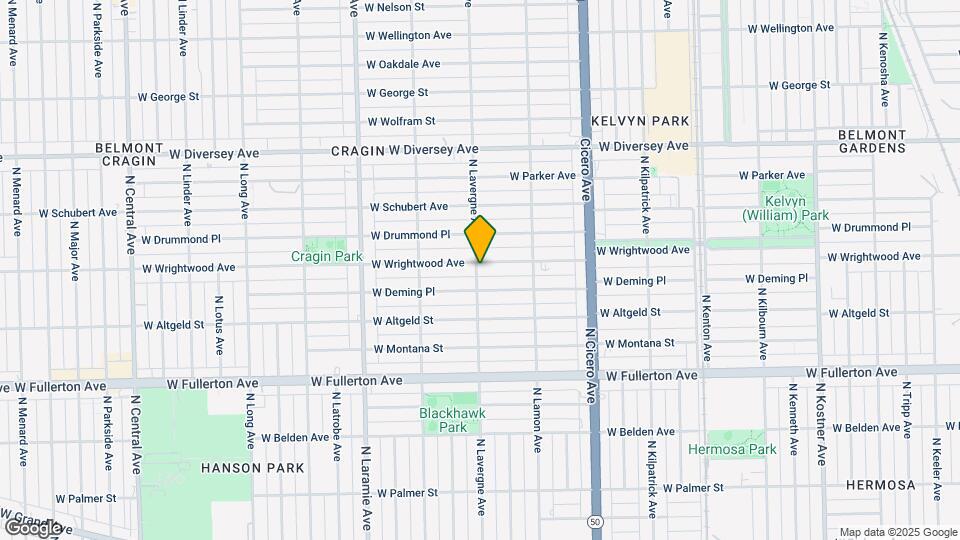4959 W Wrightwood Ave Map and Location Details