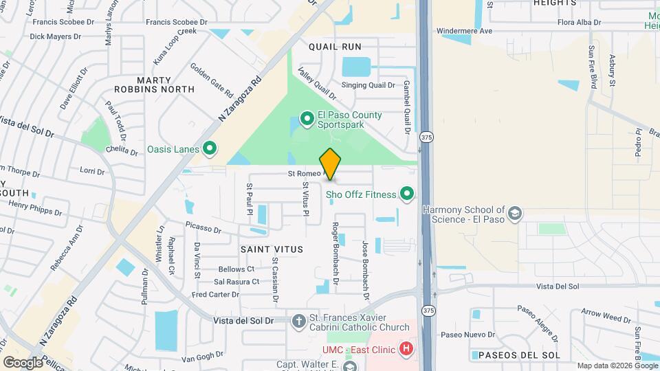 1725 St Mark Ave Map and Location Details