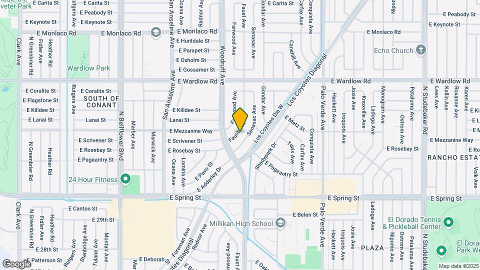 3184 Faust Ave Map and Location Details