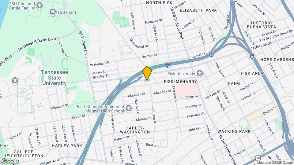 2406 Meharry Blvd Map and Location Details