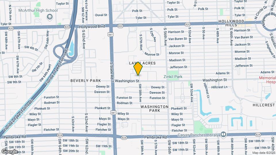 5915 Washington St Map and Location Details