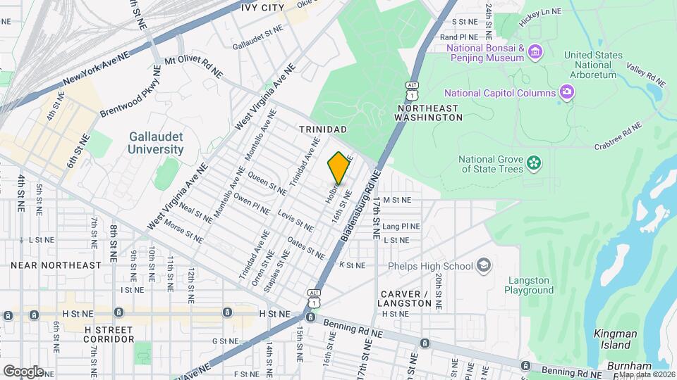 1631 Holbrook St NE Mapa y Detalles de la Ubicación