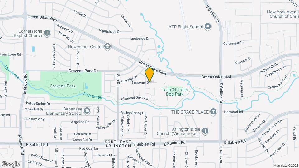 828 Sansome Dr Mapa y Detalles de la Ubicación