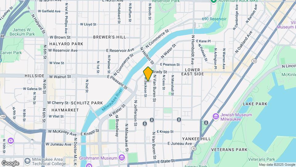 1648 N Jackson St Map and Location Details