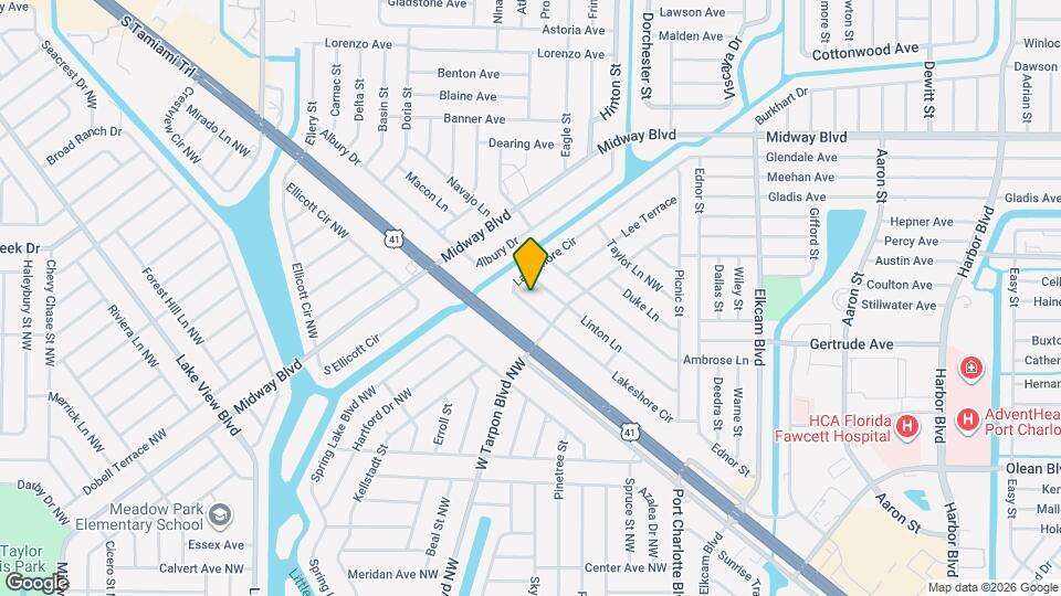 2466 Lakeshore Cir Map and Location Details