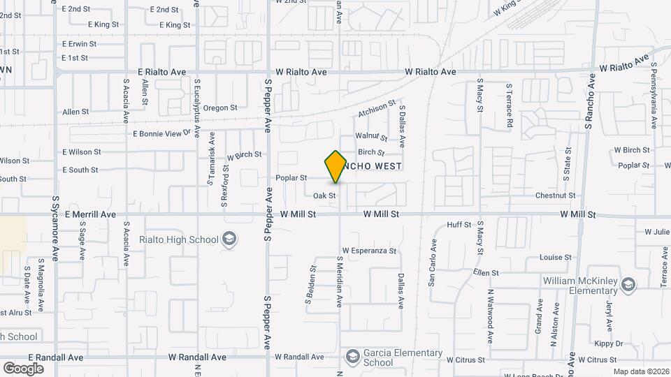 428 S Meridian Ave Map and Location Details