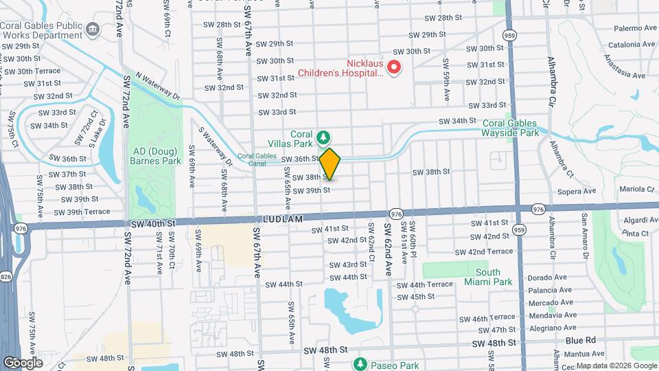 6371 SW 39th St Mapa y Detalles de la Ubicación