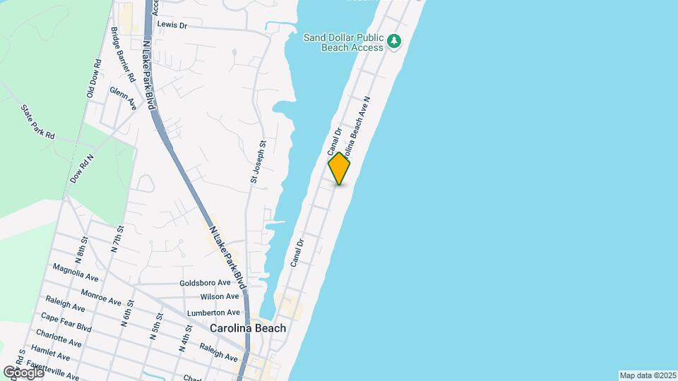 714 Carolina Beach Ave N-Unit -Unit D - Surf Shack Map and Location Details