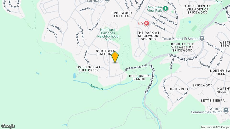 9906 Hundred Oaks Cir Map and Location Details