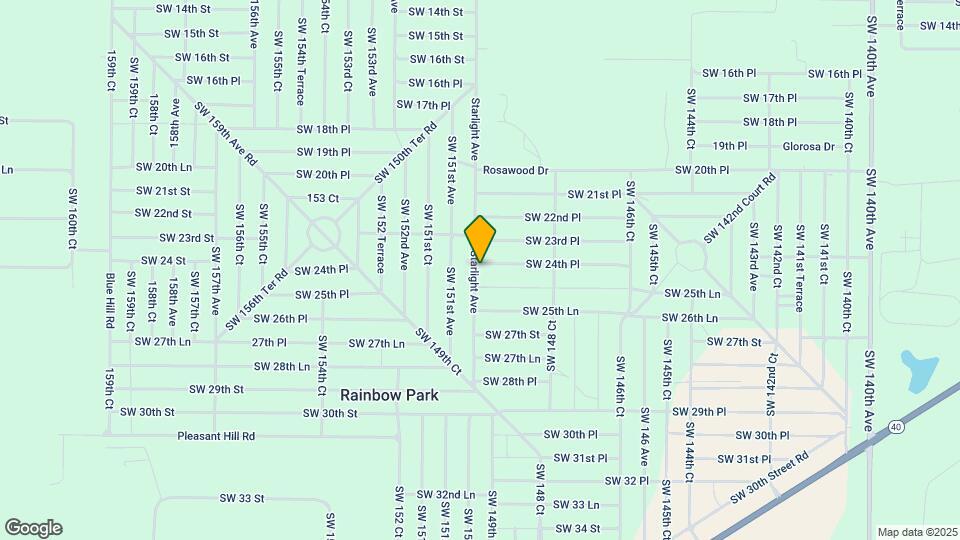 15028 SW 24th Pl Map and Location Details
