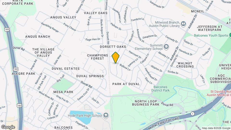12014 Wycliff Ln Map and Location Details