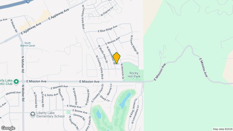 1790 N Winchester St Map and Location Details