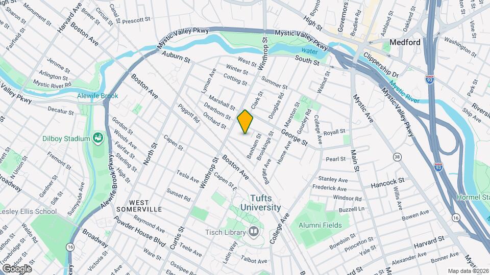 14 Sturtevant Ter, Unit 1 Mapa y Detalles de la Ubicación